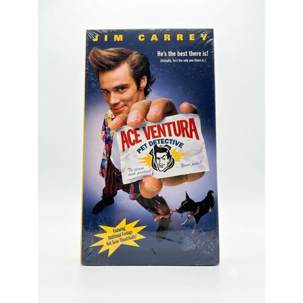Ace Ventura-Pet Detective (VHS,1994) Warner Home Video Watermarks Jim Carrey NEW